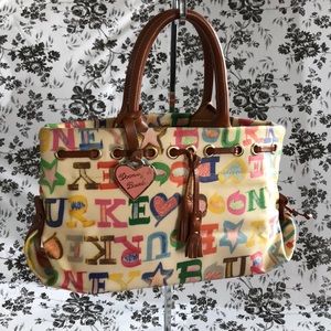 Dooney & Bourke multicolored satchel
